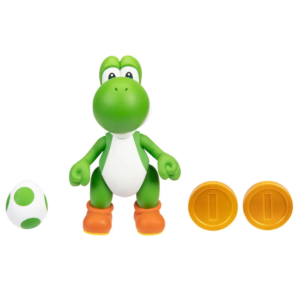 Super Mario Bros Yoshi Gold Figur 10cm Produktfoto