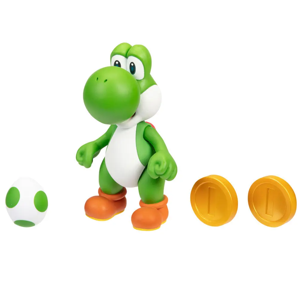 Super Mario Bros Yoshi Gold Figur 10cm Produktfoto