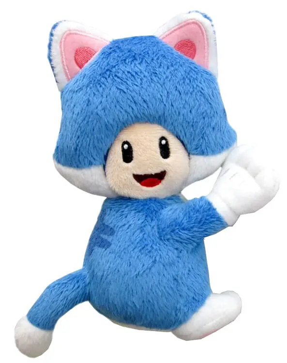 Super Mario Magnet Plüschfigur Katzen-Toad 19 cm Produktfoto