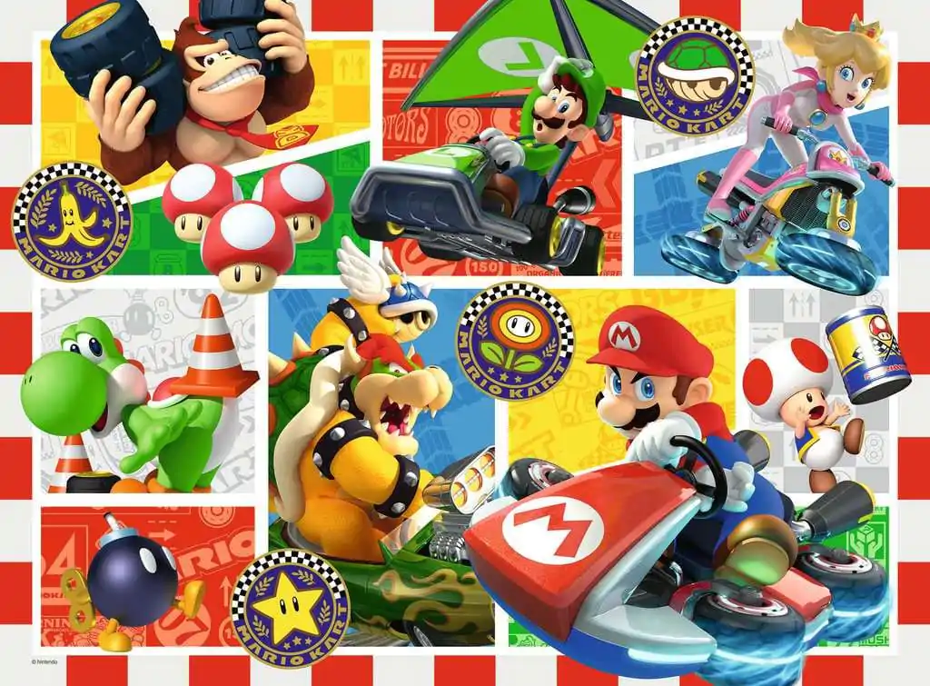 Super Mario Kinderpuzzle XXL Fun mit Mario Kart (150 Teile) Produktfoto