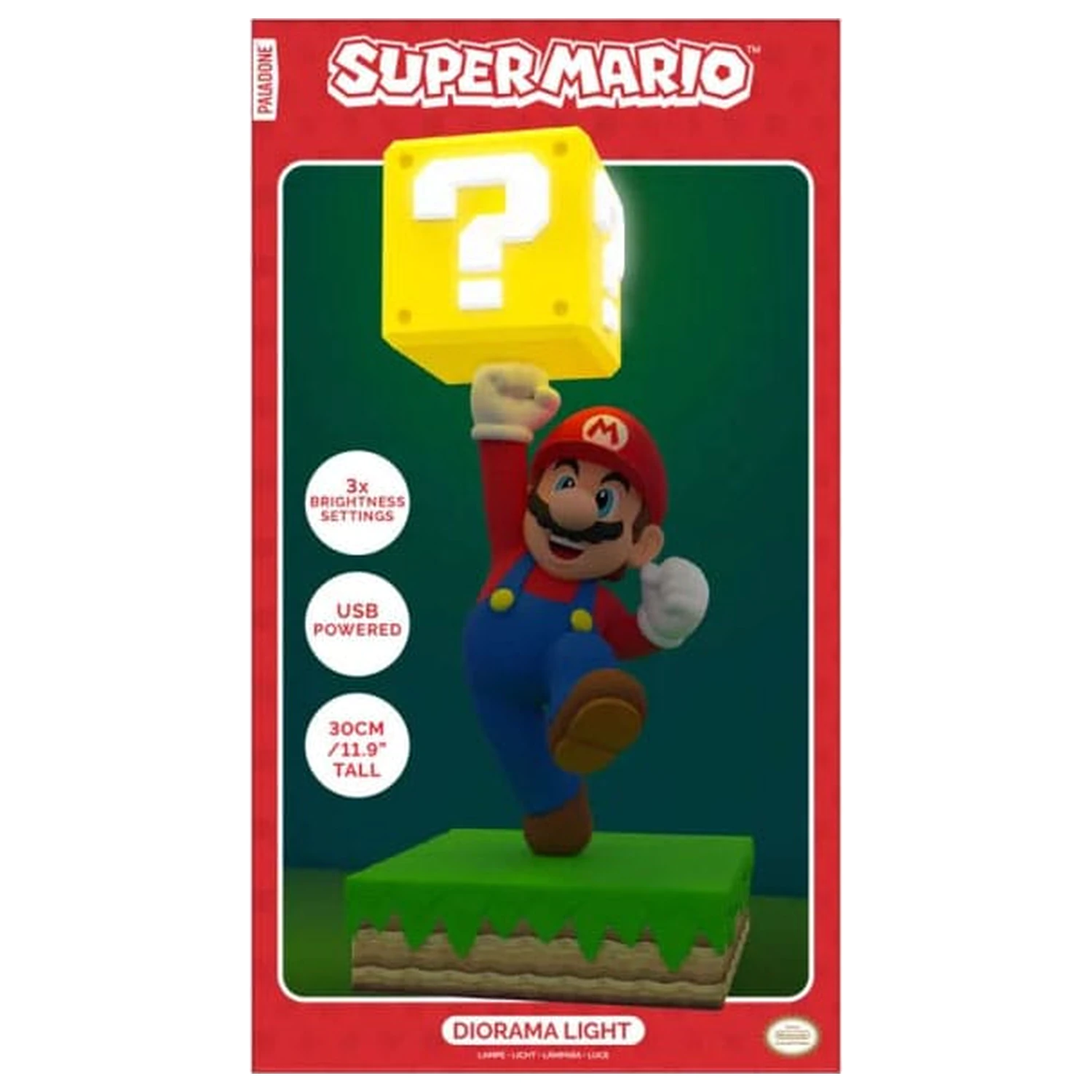 Super Mario Diorama Licht Mario Produktfoto