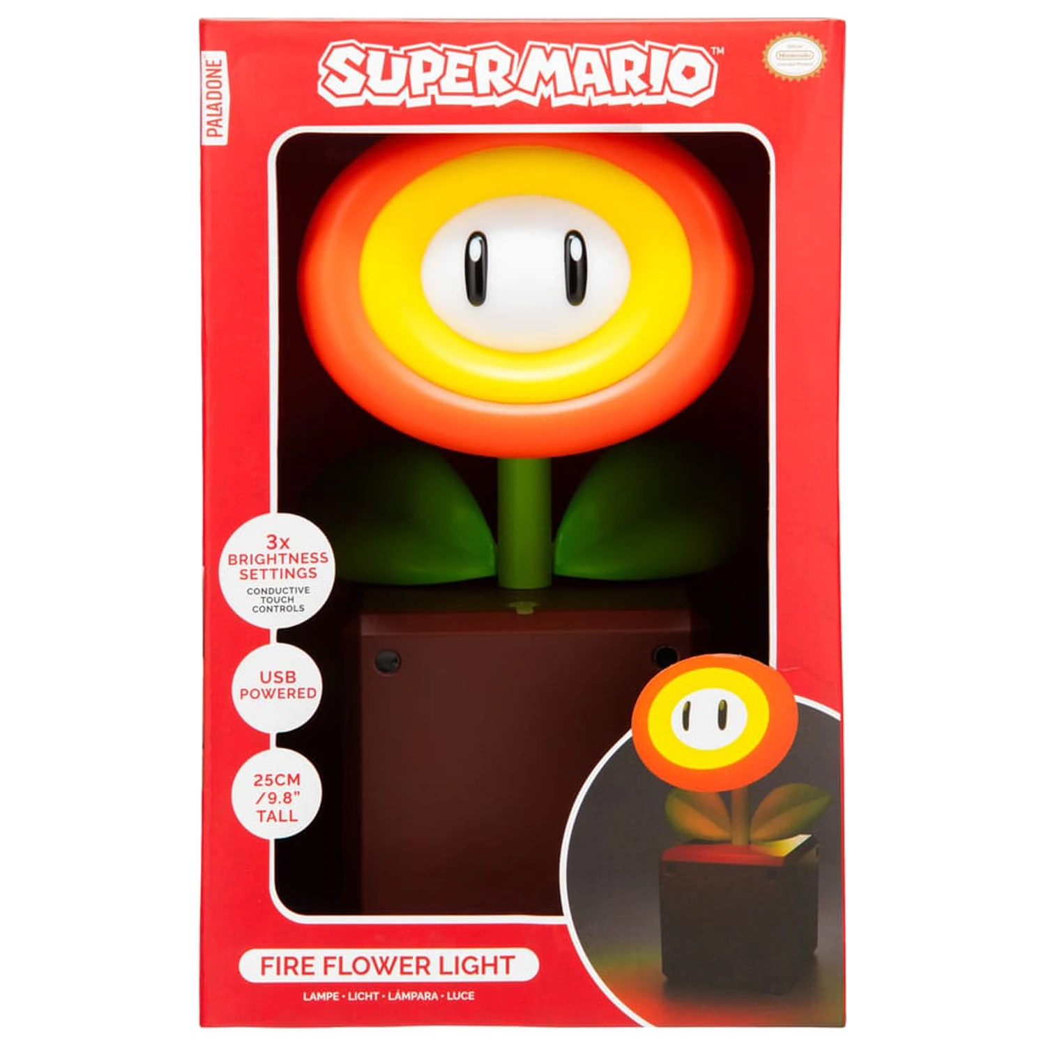 Super Mario Leucht Feuer Blume Produktfoto
