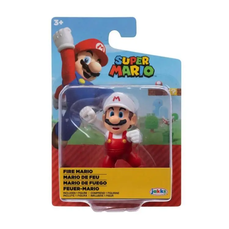 Super Mario Figur Fire Mario 6cm termékfotó