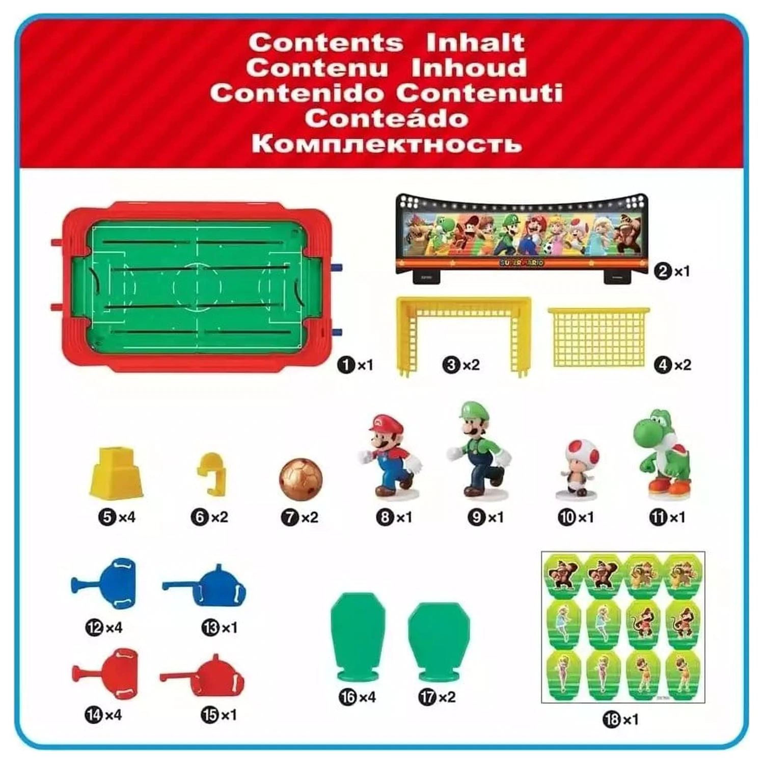 Super Mario Spiel Football Striker Produktfoto