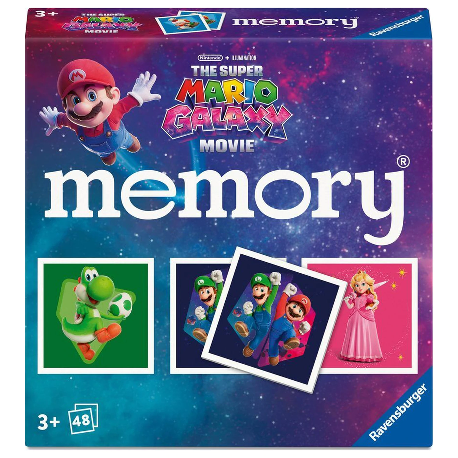 Super Mario Galaxy Taschen-Memory-Spiel Produktfoto