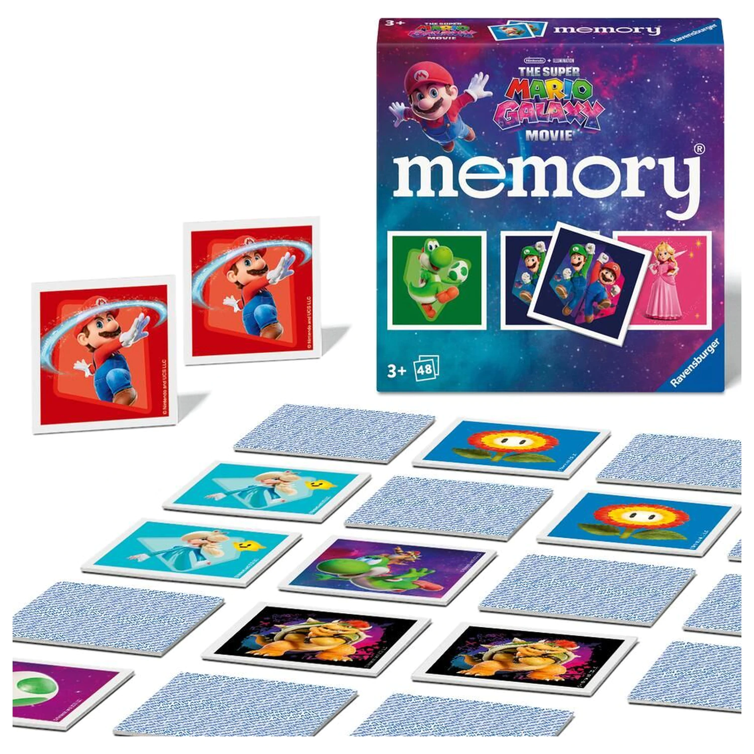 Super Mario Galaxy Taschen-Memory-Spiel Produktfoto