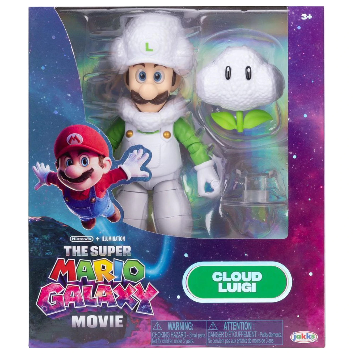 Super Mario Galaxy Movie Cloud Luigi Figur 13cm Produktfoto