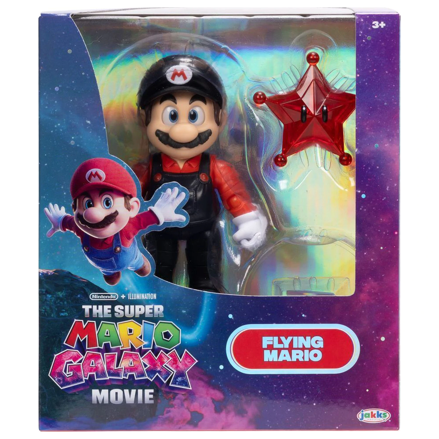 Super Mario Galaxy Film Flying Mario Figur 13cm Produktfoto