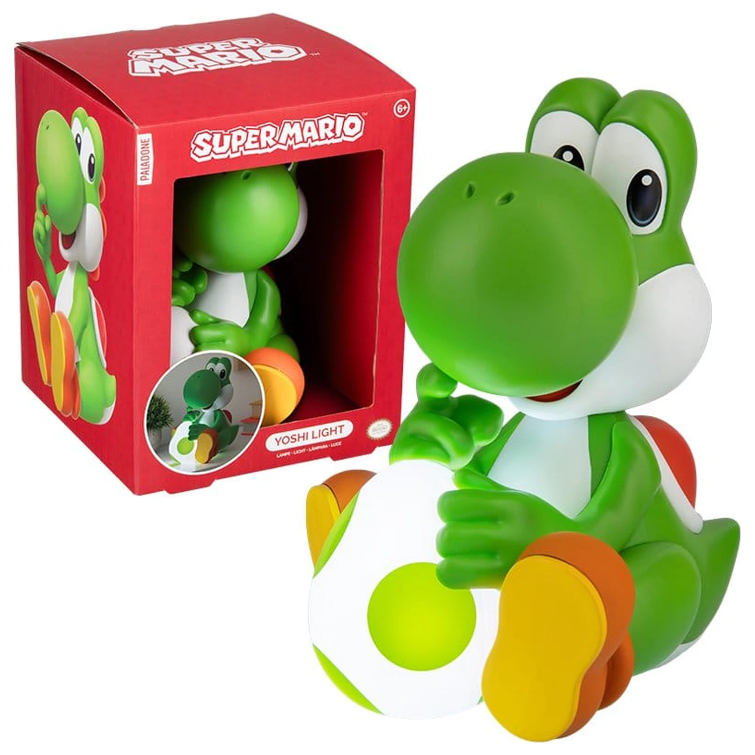 Super Mario GloBuddies Light Yoshi 18 cm Produktfoto