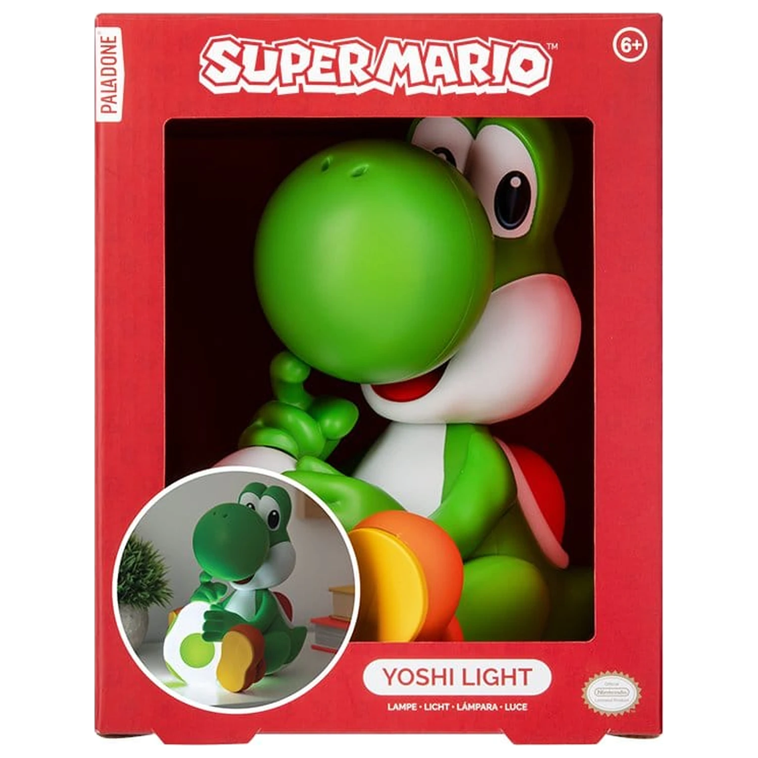 Super Mario GloBuddies Light Yoshi 18 cm Produktfoto