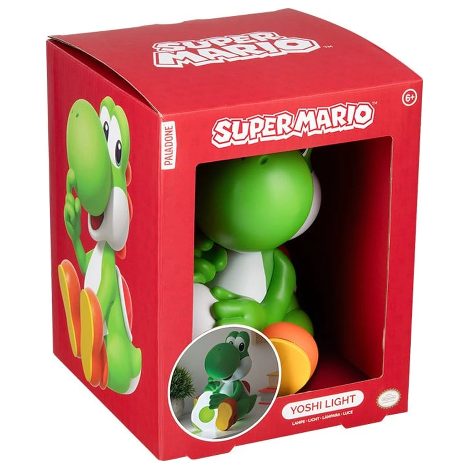 Super Mario GloBuddies Light Yoshi 18 cm Produktfoto