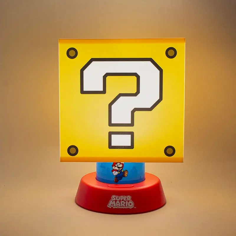 Super Mario LED-Lampe Icon 26 cm Produktfoto