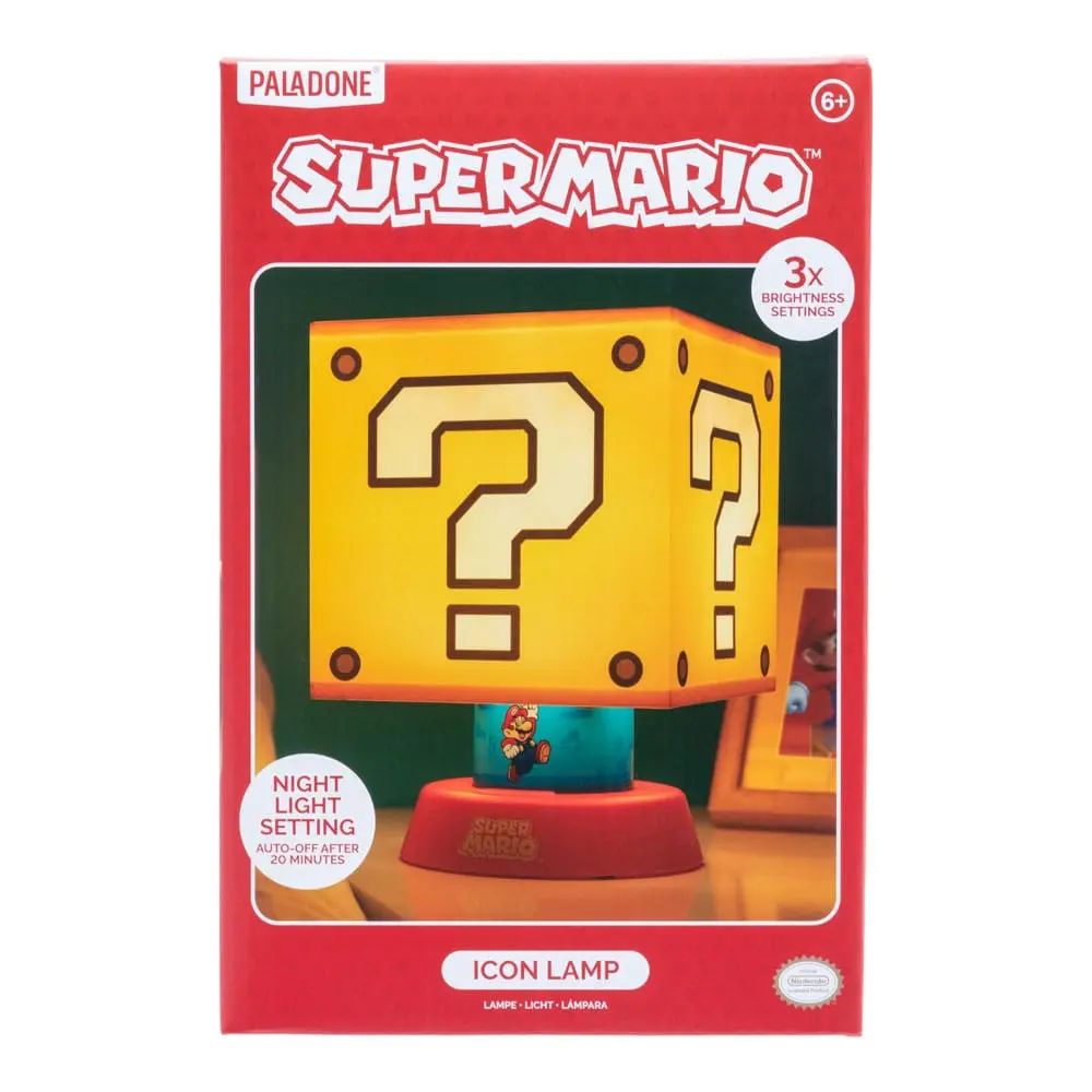 Super Mario LED-Lampe Icon 26 cm Produktfoto