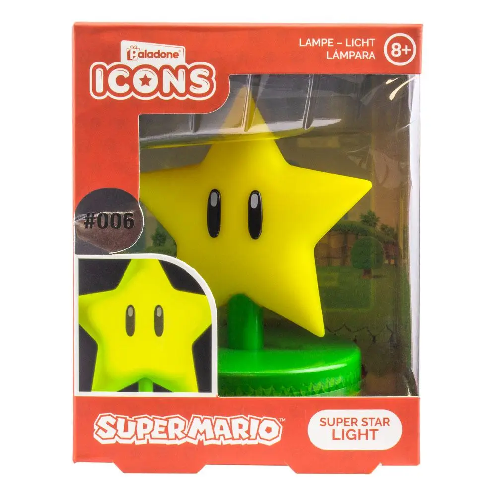 Super Mario Icon Lampe Super Star (V2) termékfotó