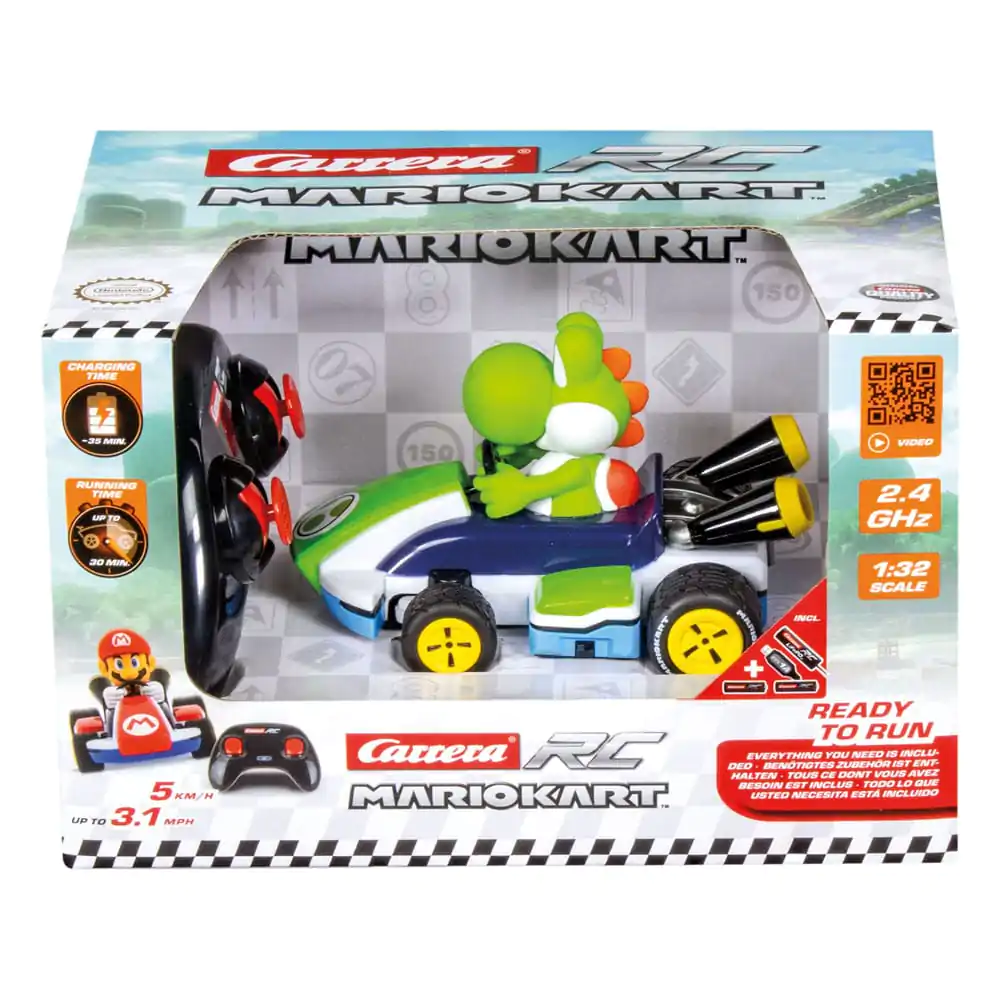 Super Mario Kart RC ferngesteuertes Rennkart 1/32 2,4GHz Yoshi Produktfoto