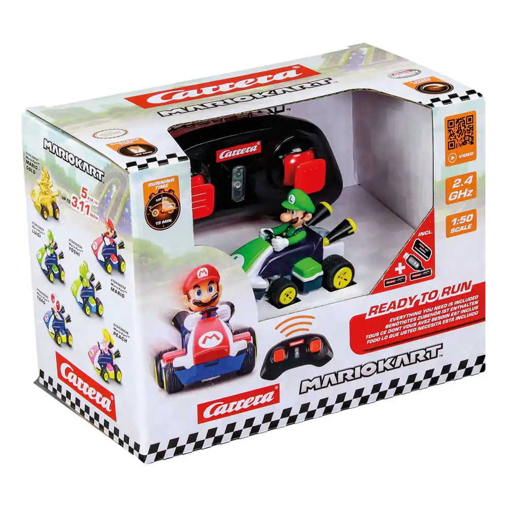 Super Mario Kart RC ferngesteuertes Auto 1/50 2.4GHz Mini Luigi Produktfoto