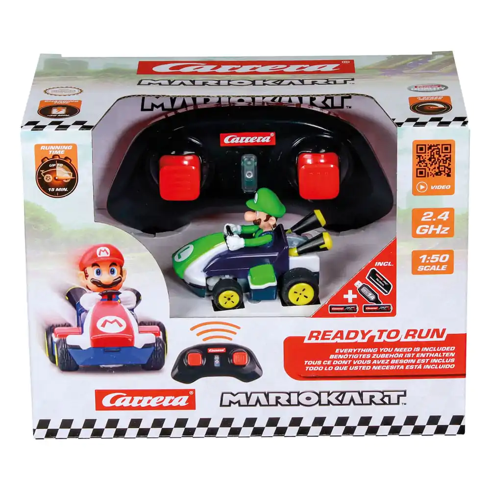Super Mario Kart RC ferngesteuertes Auto 1/50 2.4GHz Mini Luigi Produktfoto