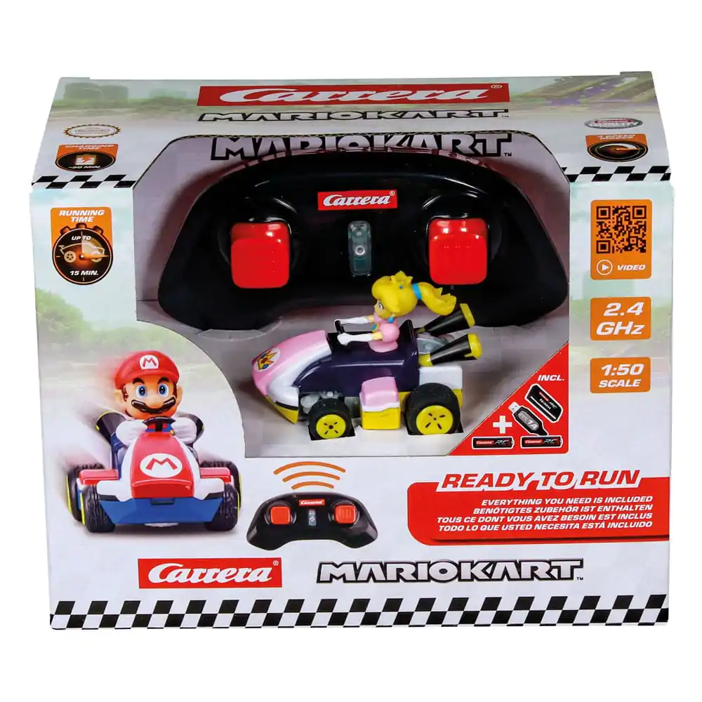 Super Mario Kart RC ferngesteuertes Auto 1/50 2.4GHz Mini Peach Produktfoto