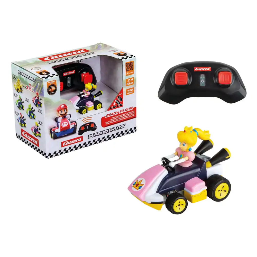 Super Mario Kart RC ferngesteuertes Auto 1/50 2.4GHz Mini Peach Produktfoto