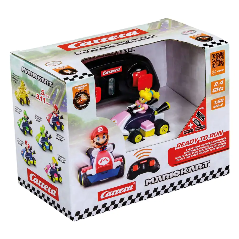 Super Mario Kart RC ferngesteuertes Auto 1/50 2.4GHz Mini Peach Produktfoto