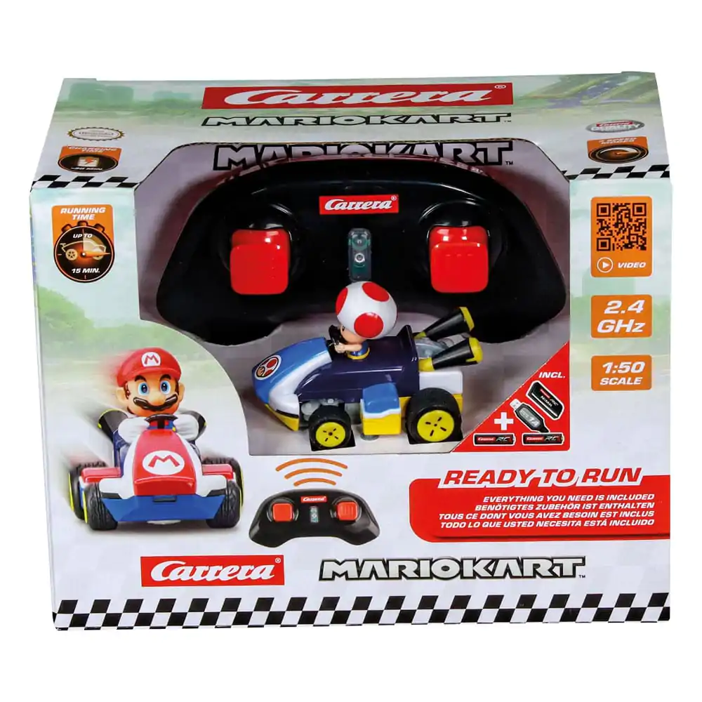 Super Mario Kart RC ferngesteuertes Auto 1/50 2.4GHz Mini Toad Produktfoto