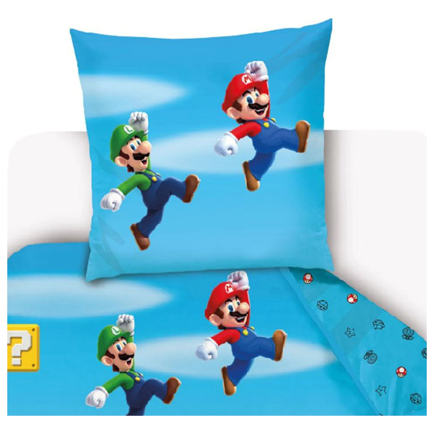 Super Mario Level Bettbezug Produktfoto