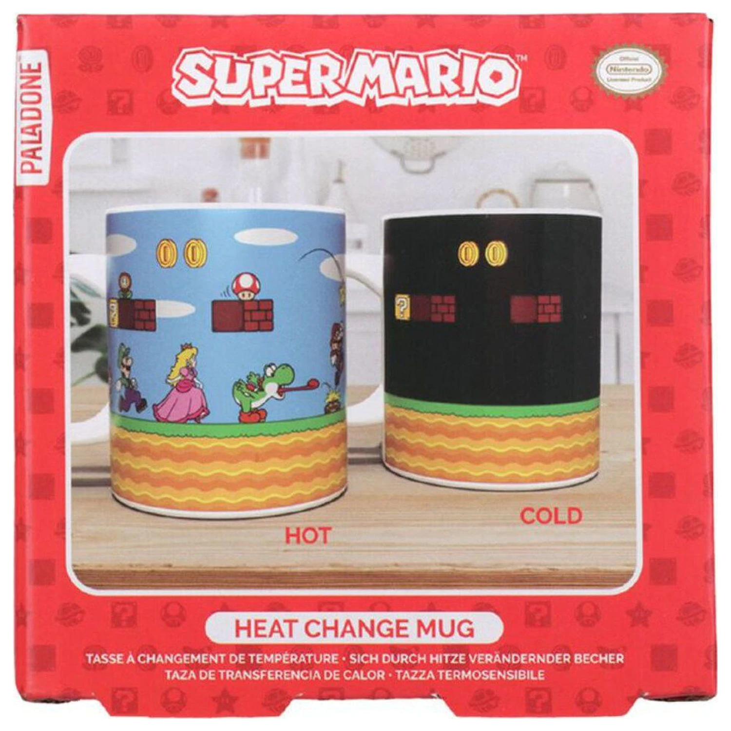 Super Mario Level wärmewechsel Becher 300ml Produktfoto