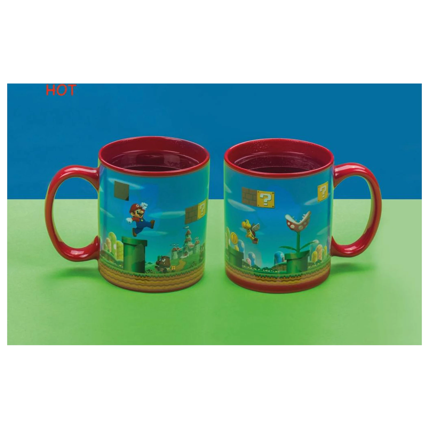 Super Mario Level Farbwechseltasse Produktfoto