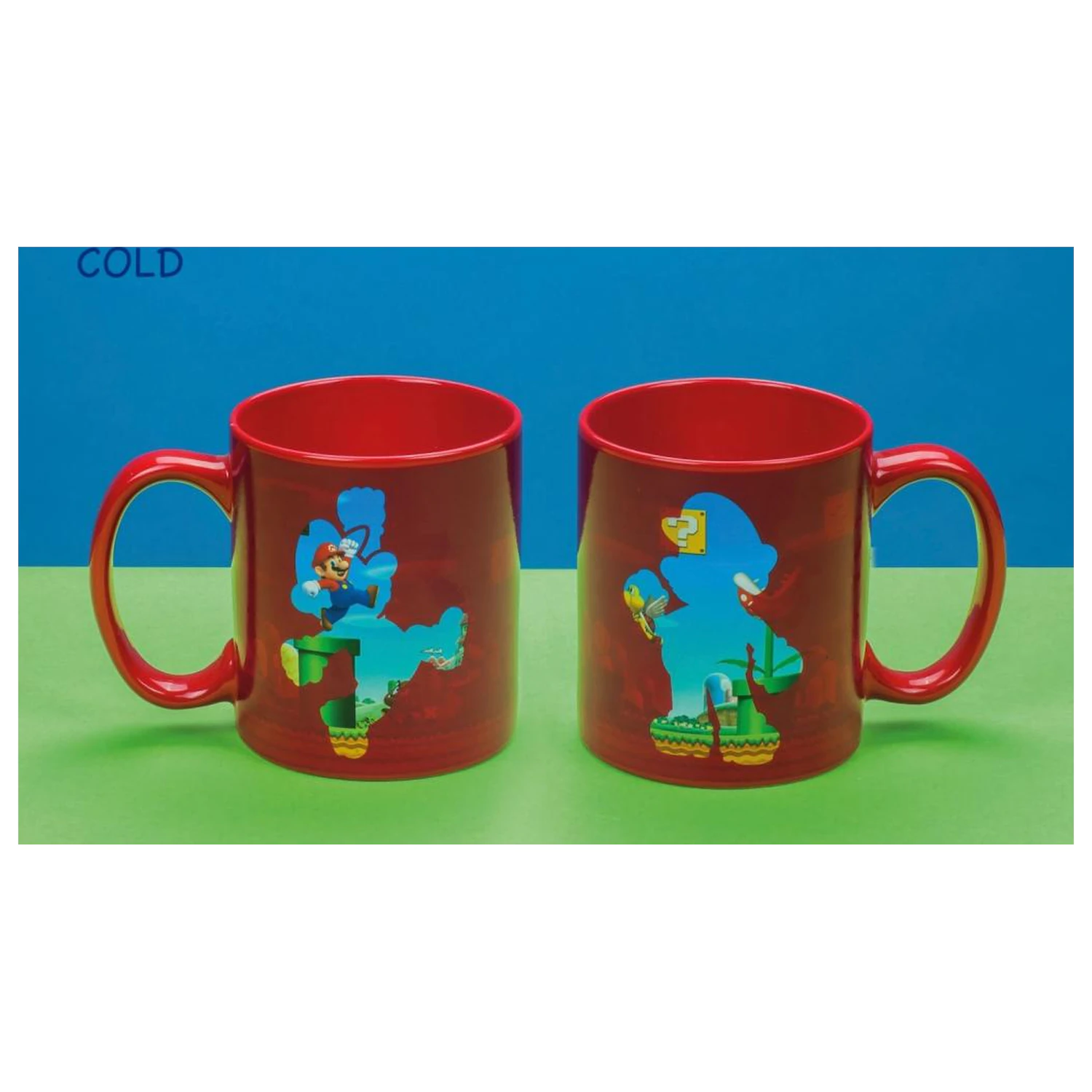 Super Mario Level Farbwechseltasse Produktfoto