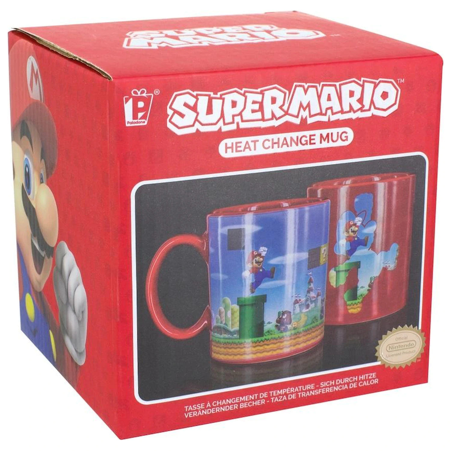 Super Mario Level Farbwechseltasse Produktfoto