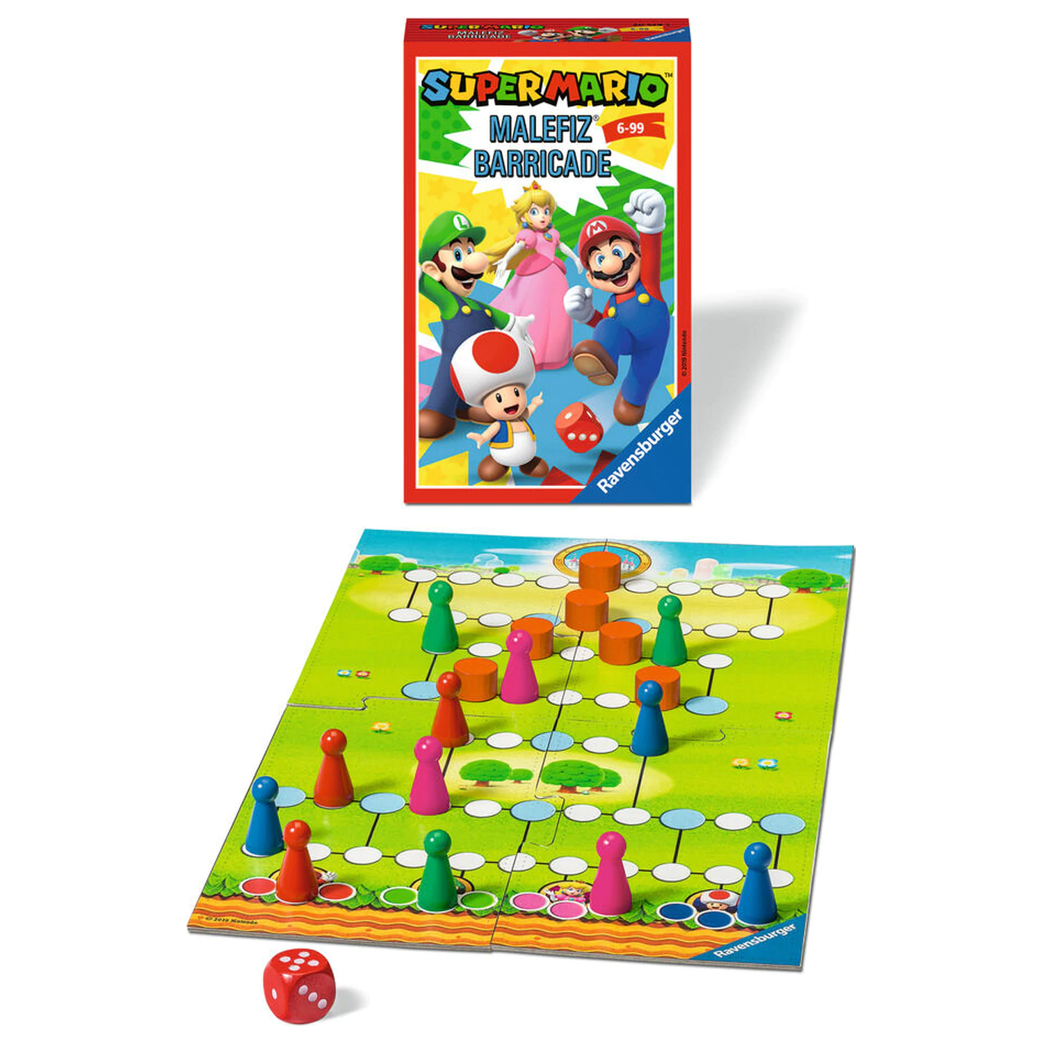 Super Mario Malefiz Barricade Reise Spiel Produktfoto