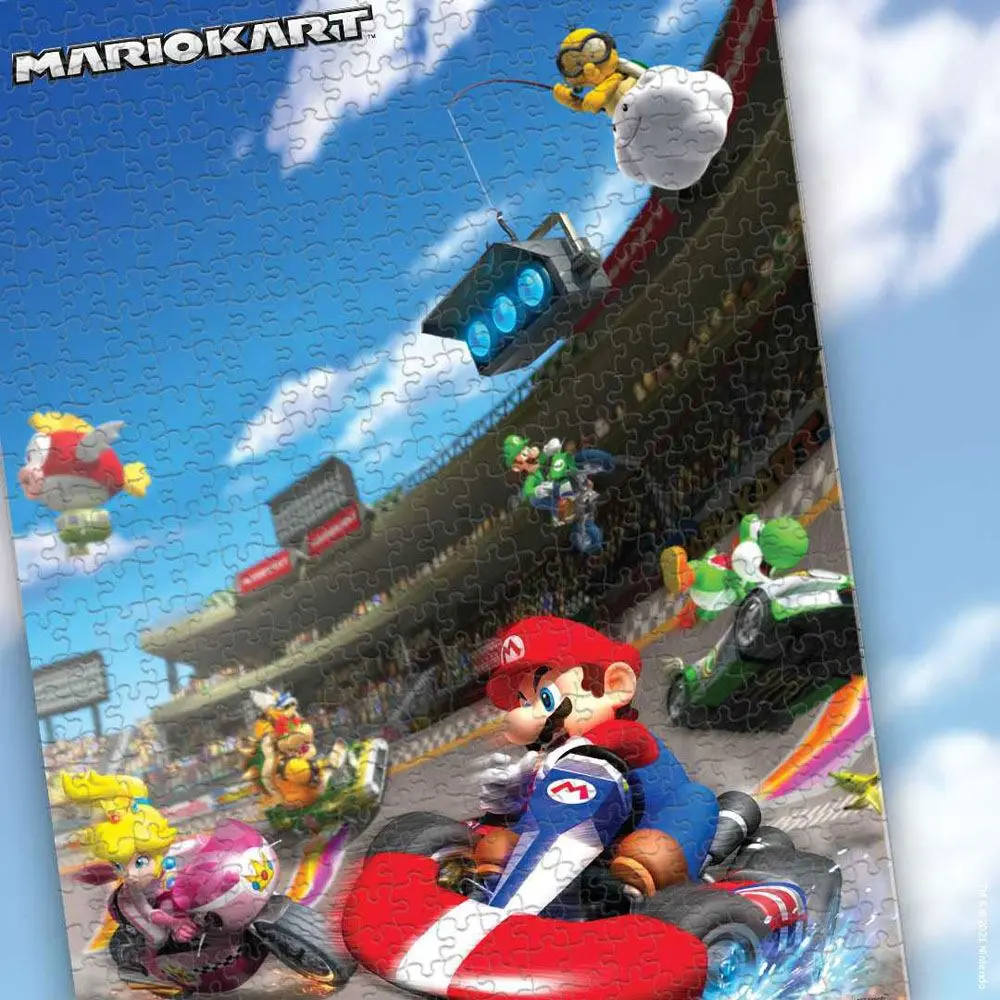 Super Mario Jigsaw Puzzle Mario Kart (1000 Stücke) Produktfoto