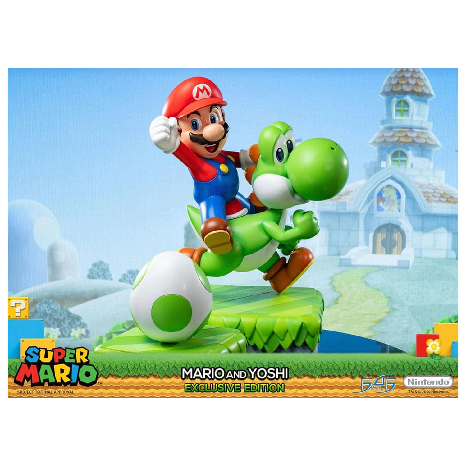 Super Mario Statue Mario & Yoshi 48 Zentimeter Produktfoto