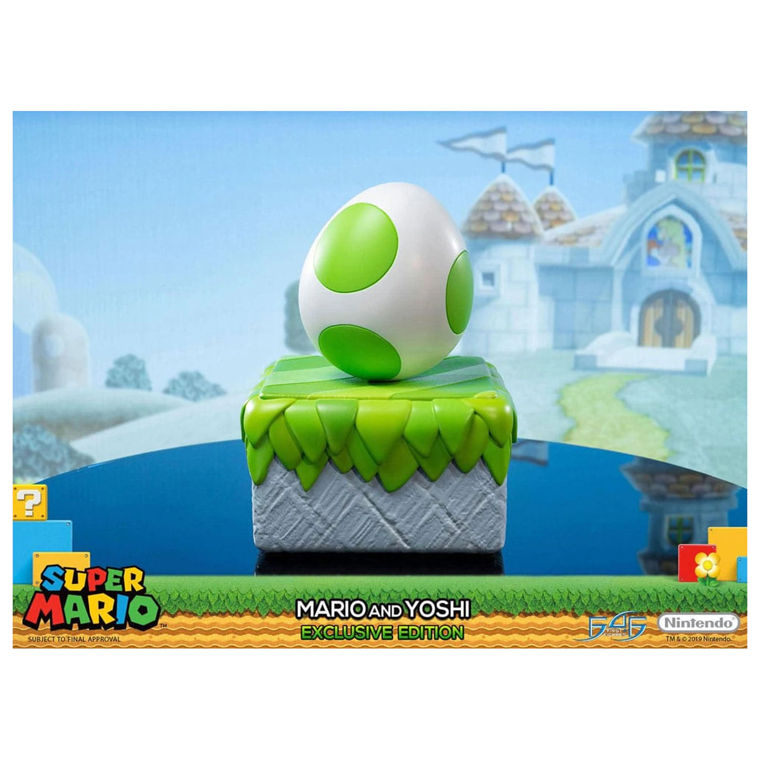 Super Mario Statue Mario & Yoshi 48 Zentimeter Produktfoto