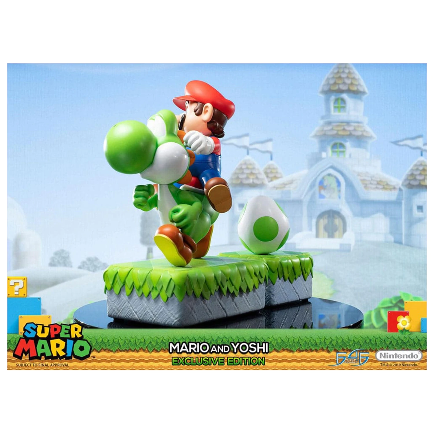 Super Mario Statue Mario & Yoshi 48 Zentimeter Produktfoto