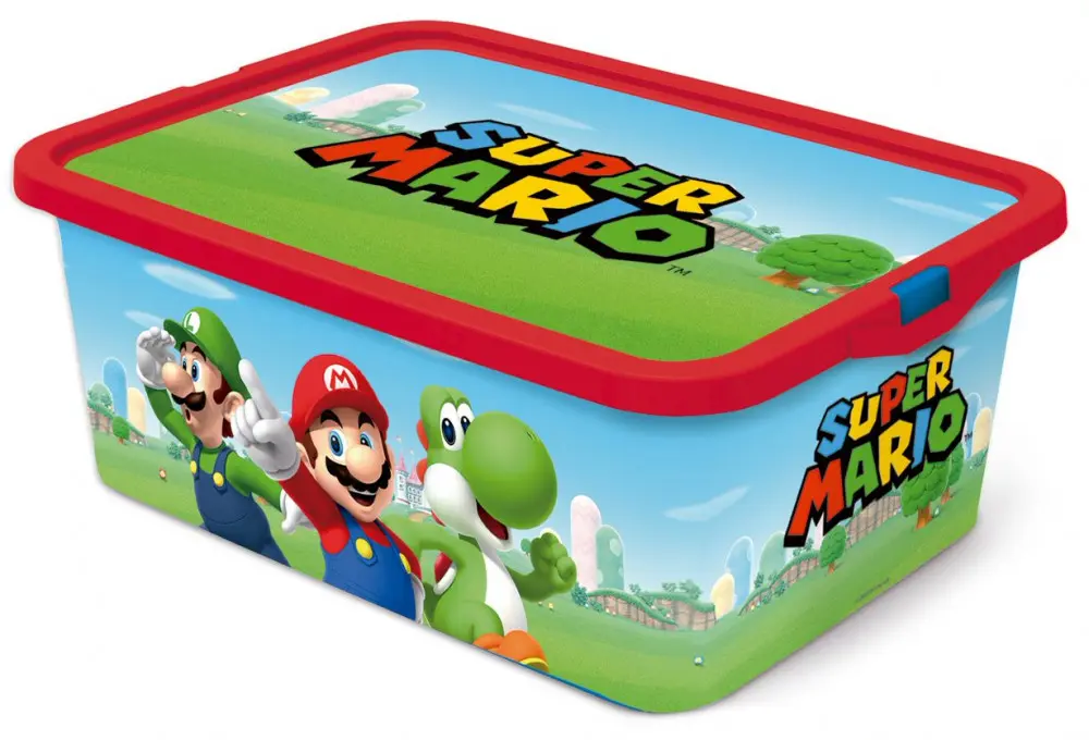 Super Mario Kunststoff-Aufbewahrungsbox 13 L Produktfoto