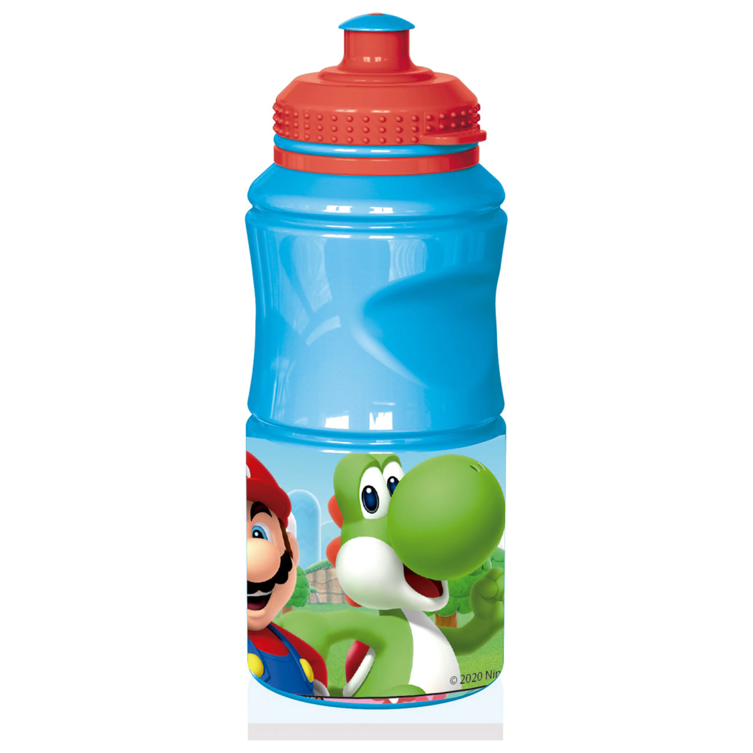 Super Mario Mushroom Kingdom Hold Plastik Sportflasche 380 ml Produktfoto