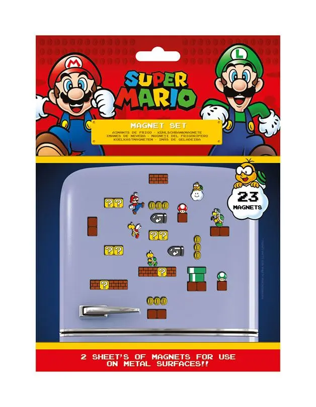 Super Mario Magnete Set Mushroom Kingdom Produktfoto