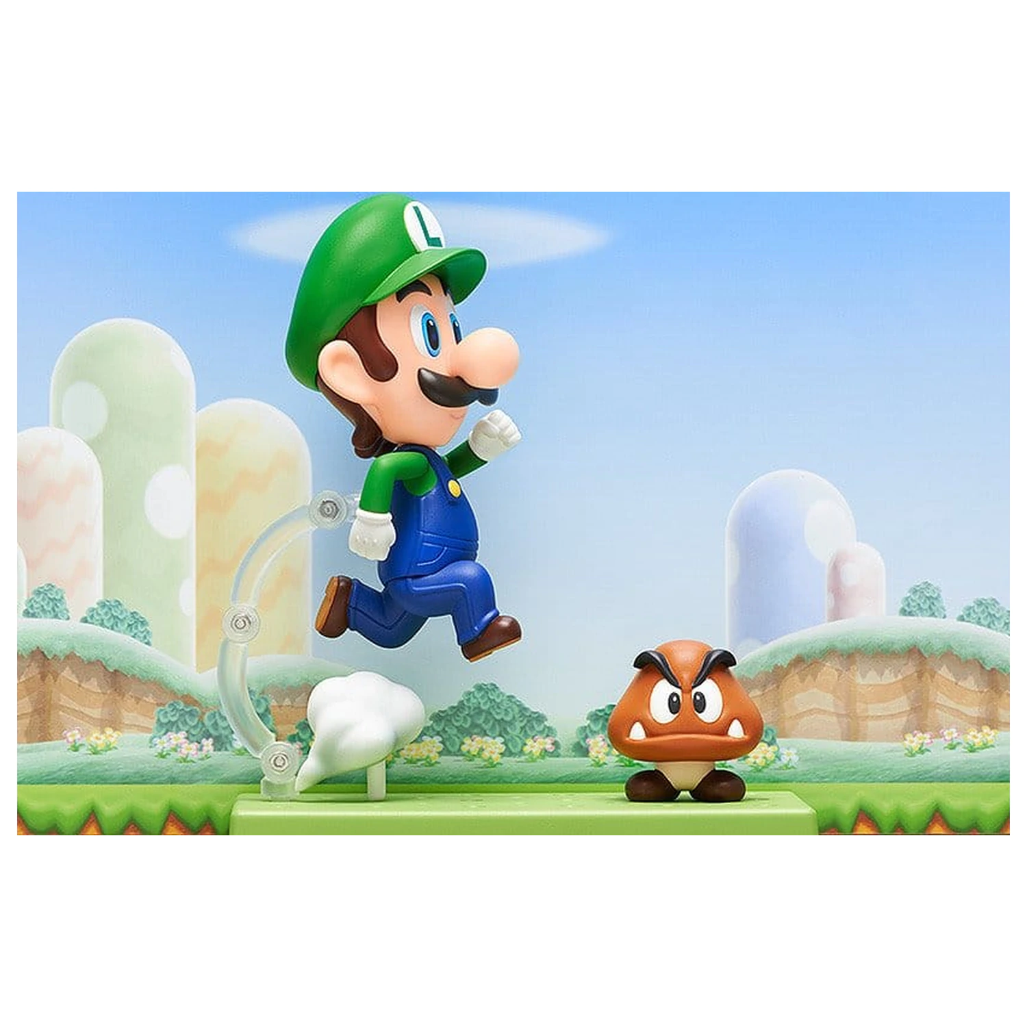 Super Mario Nendoroid Actionfigur Luigi 10cm Produktfoto
