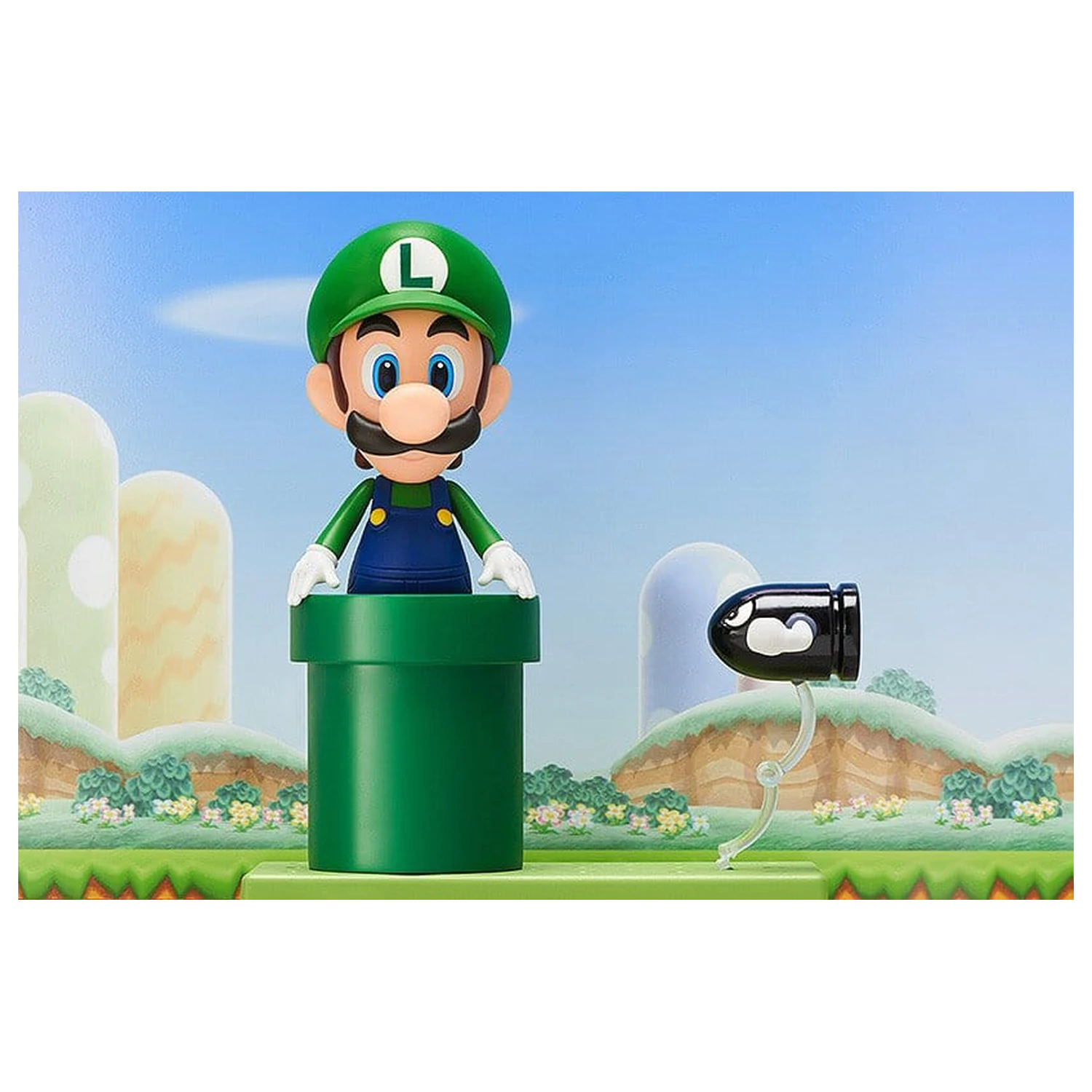 Super Mario Nendoroid Actionfigur Luigi 10cm Produktfoto