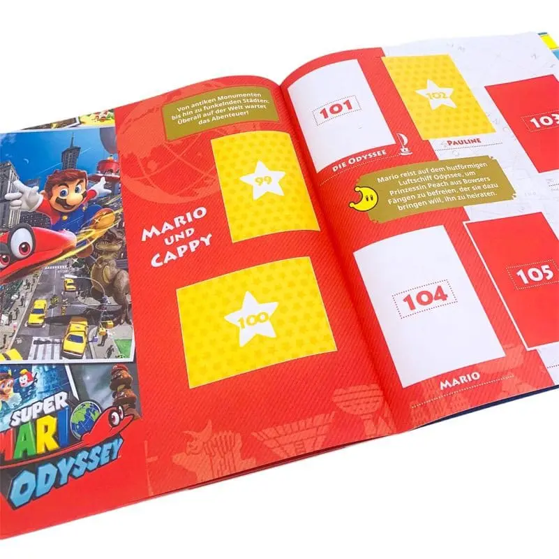 Super Mario Play Time Sticker-Kollektion Sticker Album *Deutsche Version* termékfotó