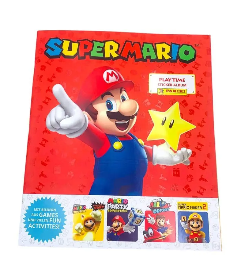 Super Mario Play Time Sticker-Kollektion Sticker Album *Deutsche Version* termékfotó