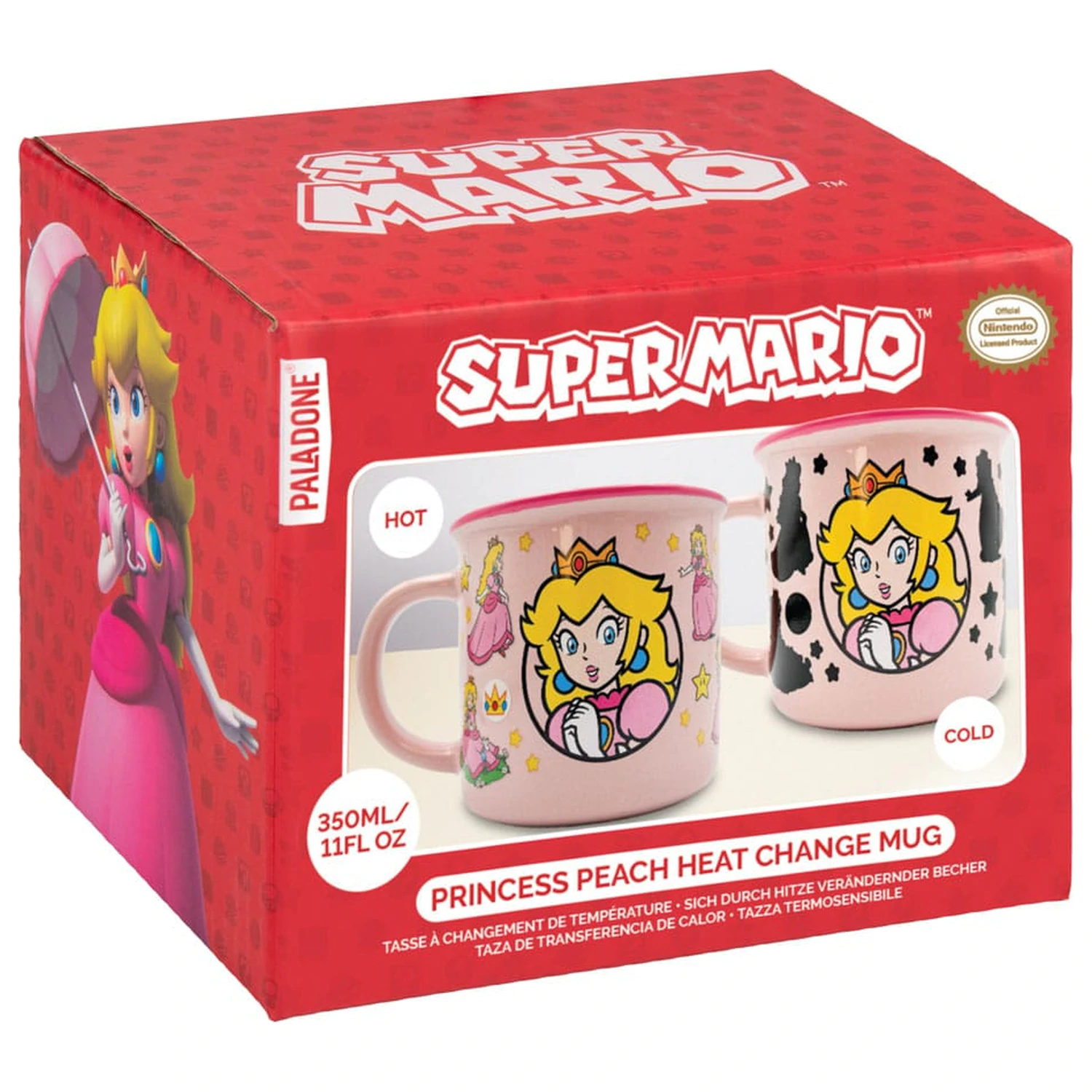 Super Mario Wärmewechsel-Tasse Princess Peach Produktfoto