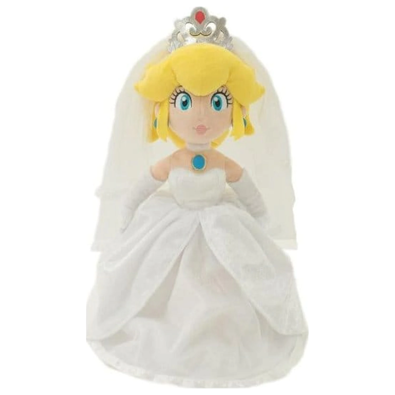 Super Mario Plüschfigur Princess Peach Wedding 40 cm Produktfoto
