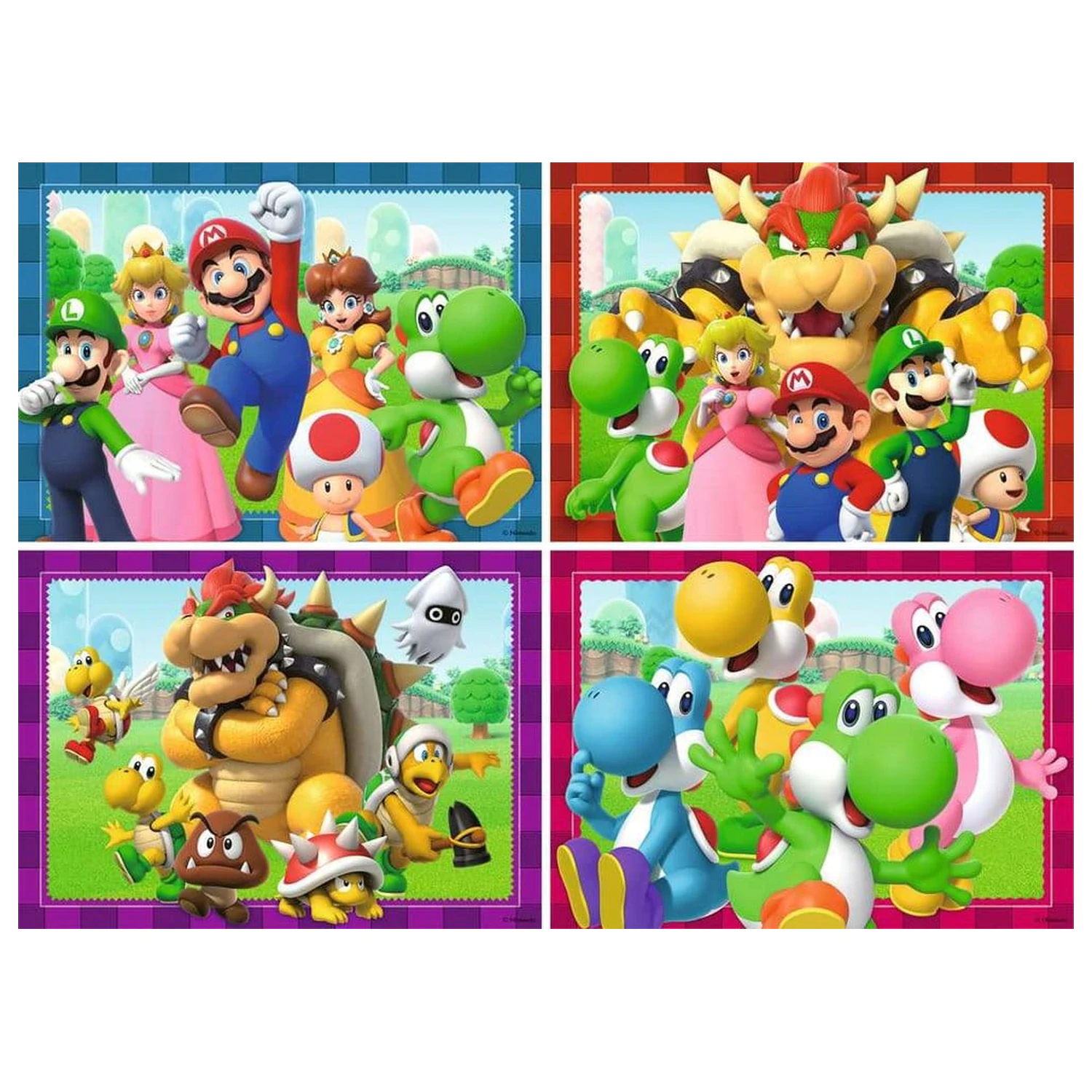 Super Mario Puzzle 4er-Pack Zeit für Mario! (4x100 Teile) Produktfoto