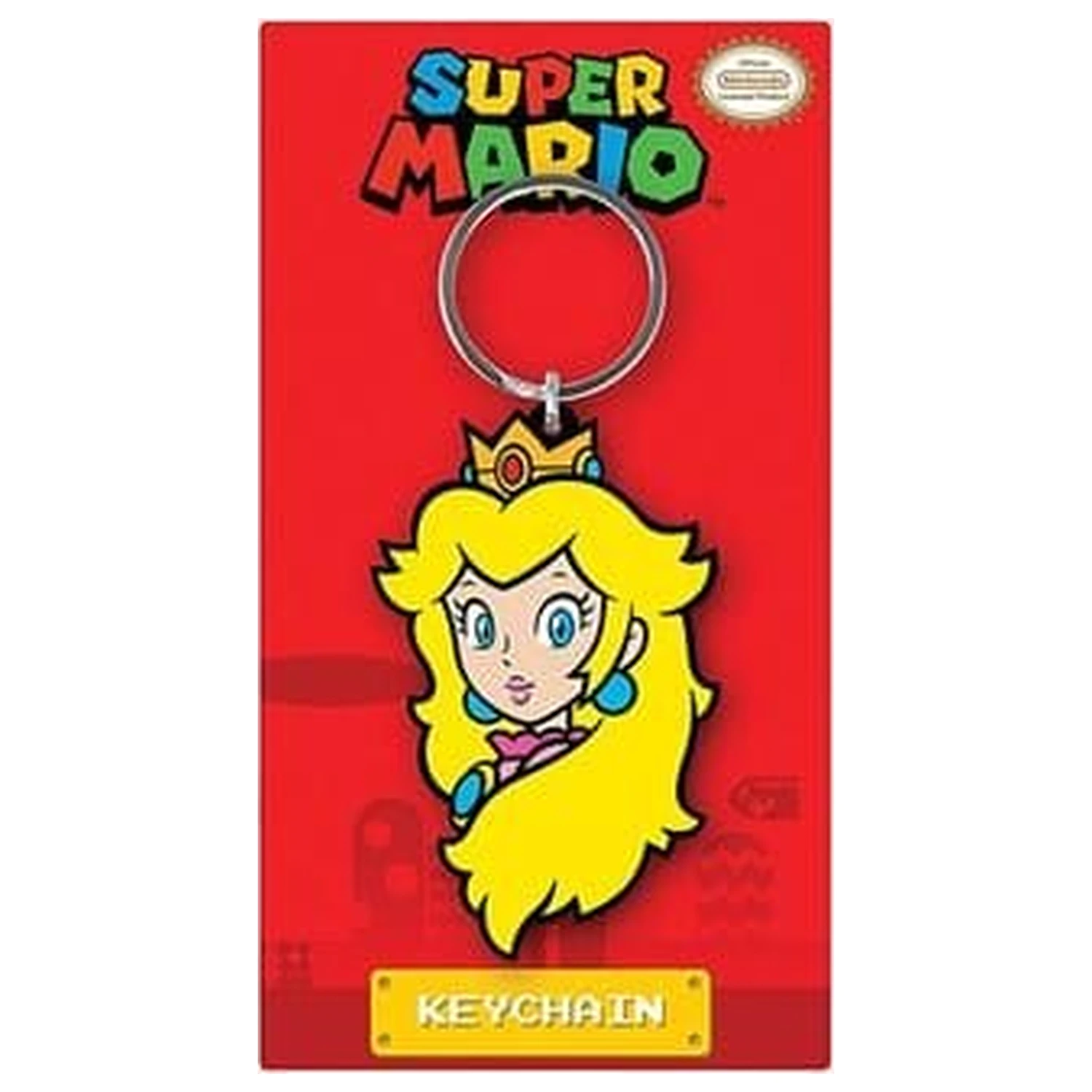 Super Mario PVC Schlüsselanhänger Princess Peach Produktfoto