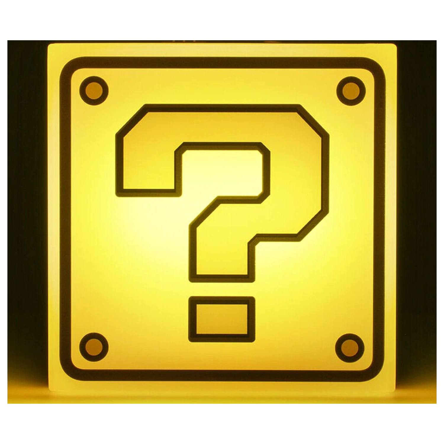 Super Mario Question Block Lampe Produktfoto