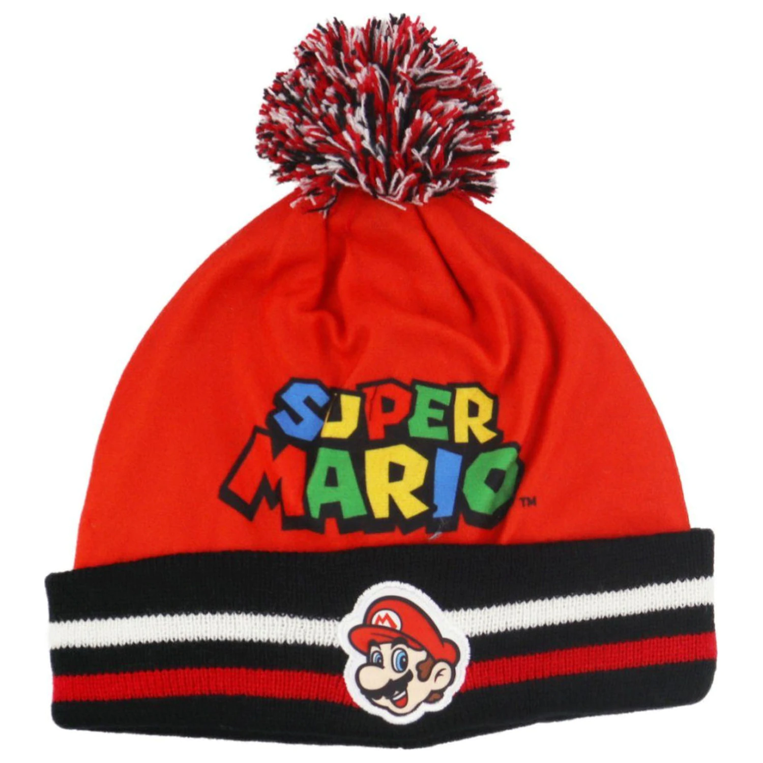 Super Mario Run Kinder Mütze und Handschuh Set 52 cm Produktfoto