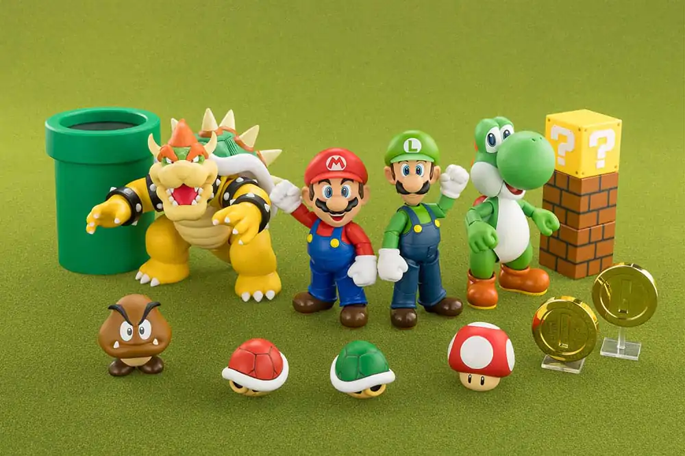 Super Mario S.H. Figuarts Action-Figur Super Mario 10 cm Produktfoto