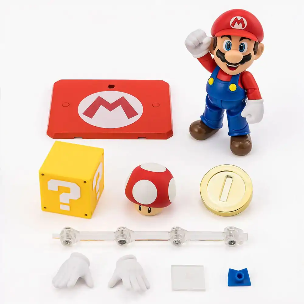 Super Mario S.H. Figuarts Action-Figur Super Mario 10 cm Produktfoto